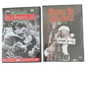 It’s a Wonderful Life & Miracle on 34th Street DVDs Christmas Classics
